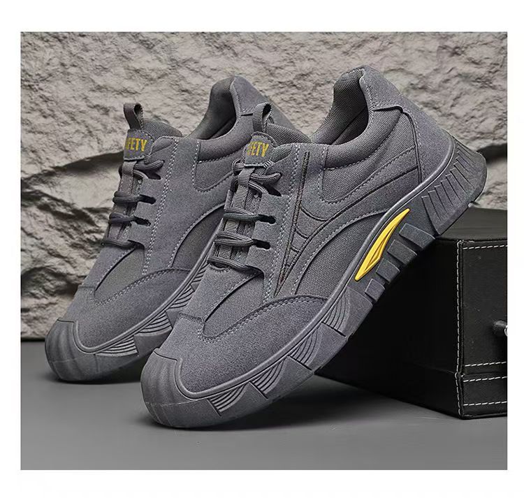 Men's Breathable Lace-Up Casual Shoes detail 2