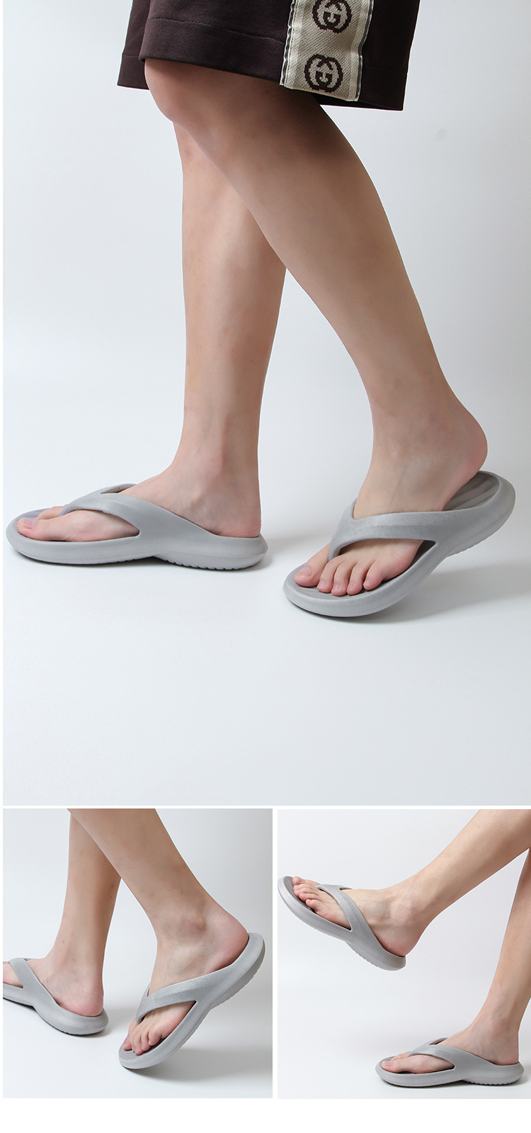 Unisex Lightweight Cushioned Quick-Dry Flip-Flops detail 10