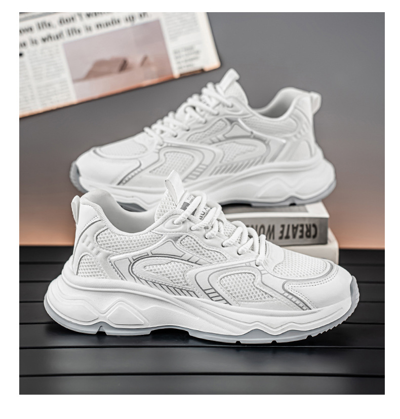 Atmungsaktive Herren-Sneaker mit Mesh & Dämpfung detail 14