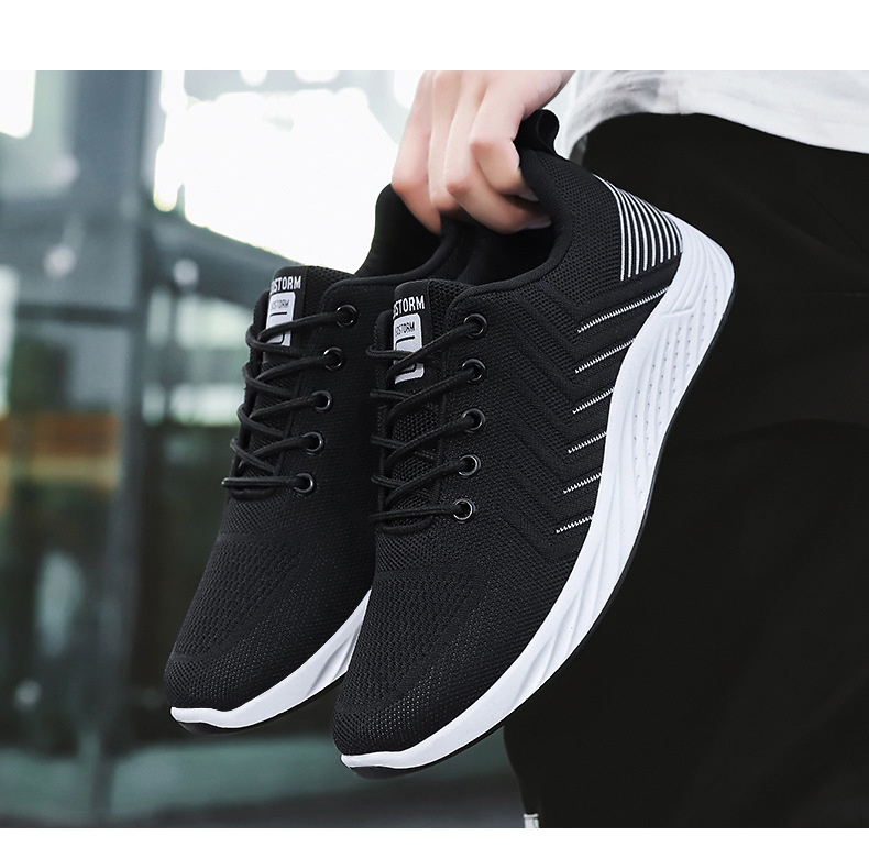 Atmungsaktive, leichte Herren-Laufschuhe aus Mesh detail 7