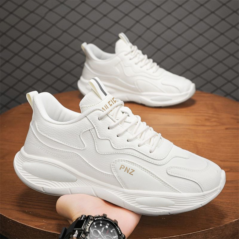 Gepolsterte Plateau-Sneaker für Herren mit Schnürung 4