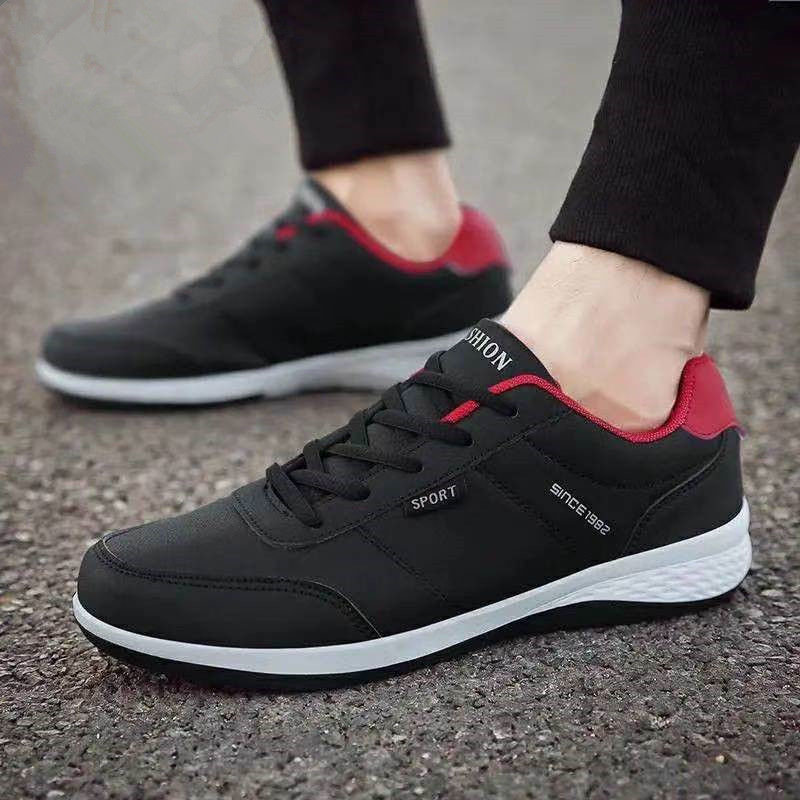 778 Leather-Black Red