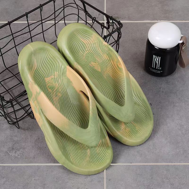 Gradient Flip Flops-Green