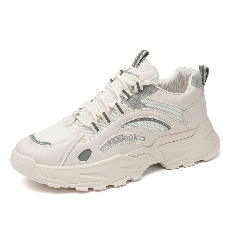 Men's Breathable Colorblock Platform Casual Shoes 6