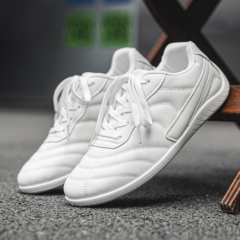 Leichte PU-Leder Freizeitschuhe für Herren mit Schnürung
