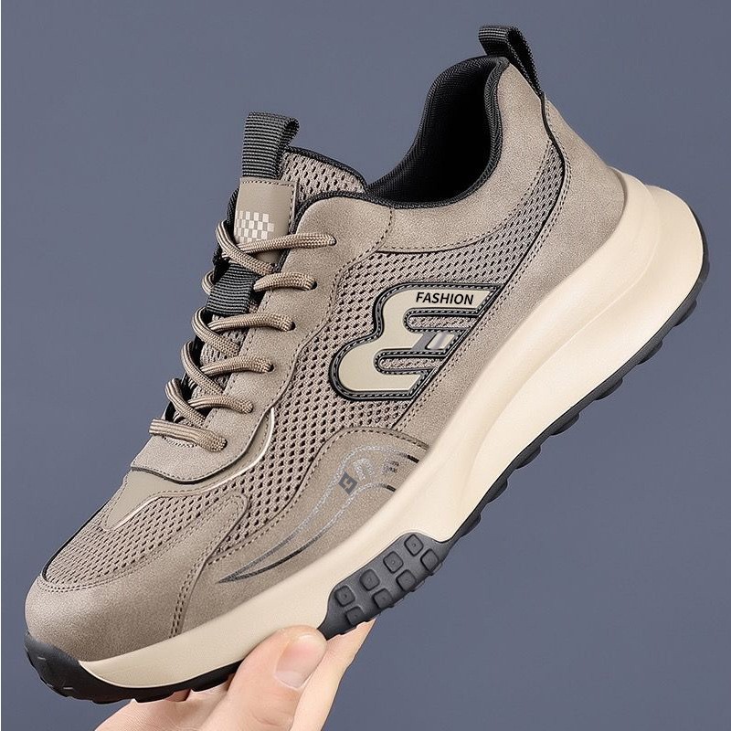 Sneakers casual da uomo stringate, ammortizzate e traspiranti 3