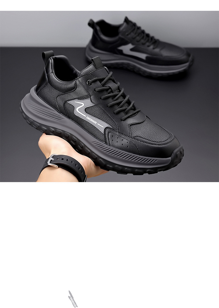 Sneakers casual da uomo stringate, traspiranti e ammortizzate detail 6