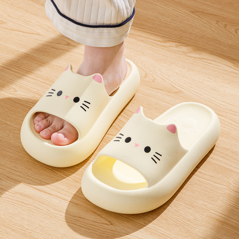 Chaussons ouverts et rembourrés en EVA pour femme