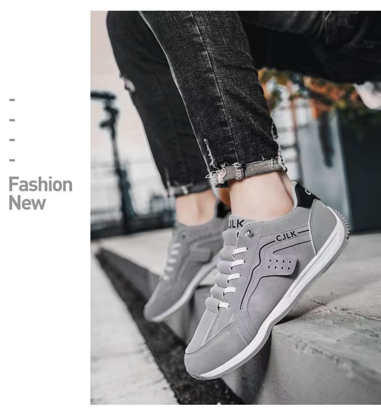 Herren Freizeitschuhe zum Schnüren aus Synthetik detail 2