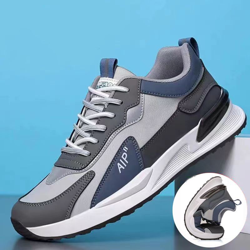 grey single shoes