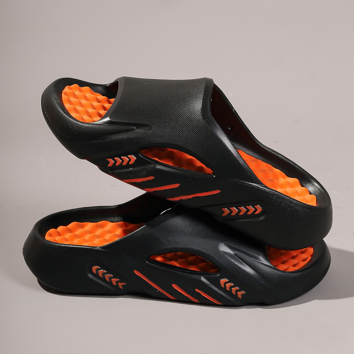 Pantofole unisex imbottite e leggere in EVA a punta aperta detail 12