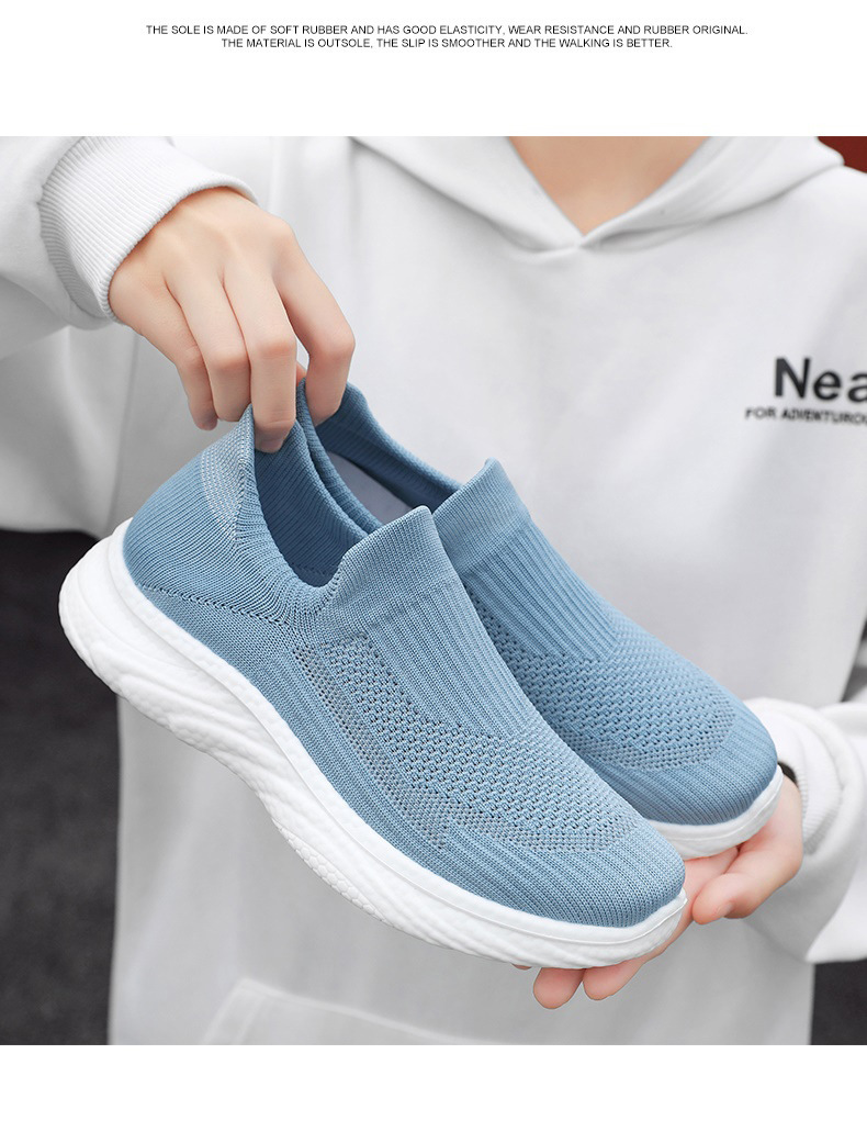 Ademende lichte instap casual schoenen voor dames detail 3