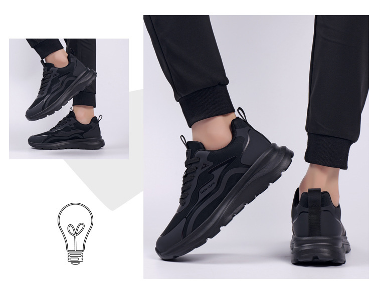 Scarpe sportive da uomo traspiranti e ammortizzate con lacci detail 5