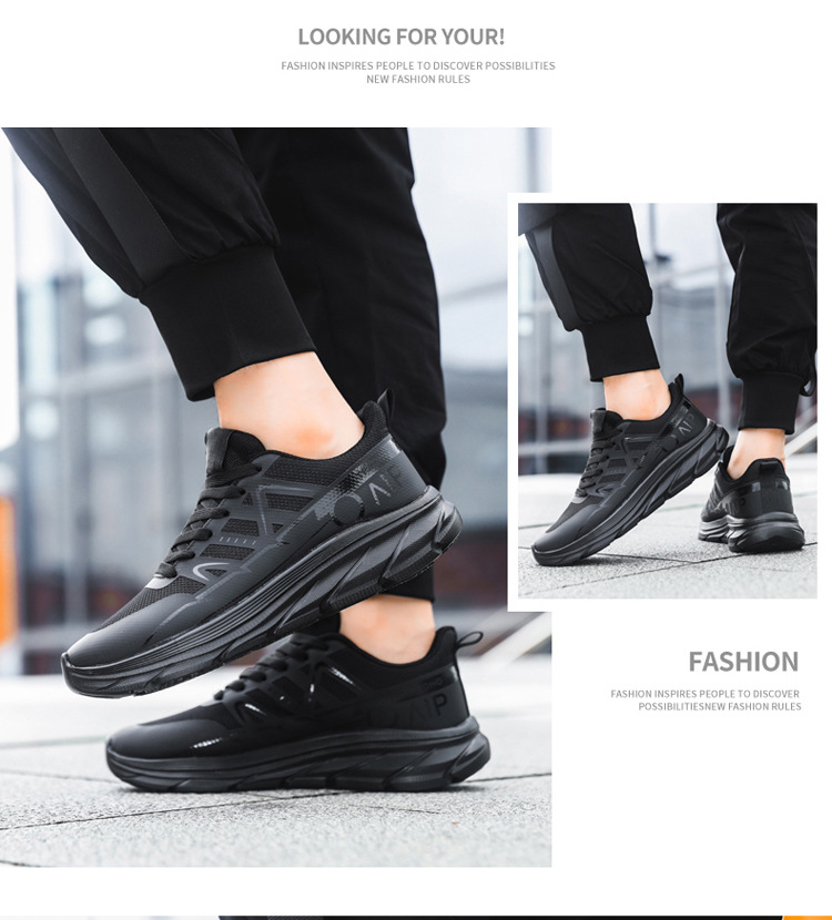 Lichte en ademende heren hardloopschoenen met demping detail 1