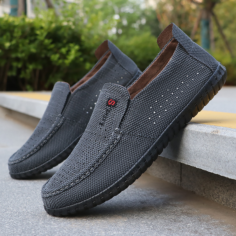 Leichte, atmungsaktive Slip-on-Freizeitschuhe für Herren detail 6