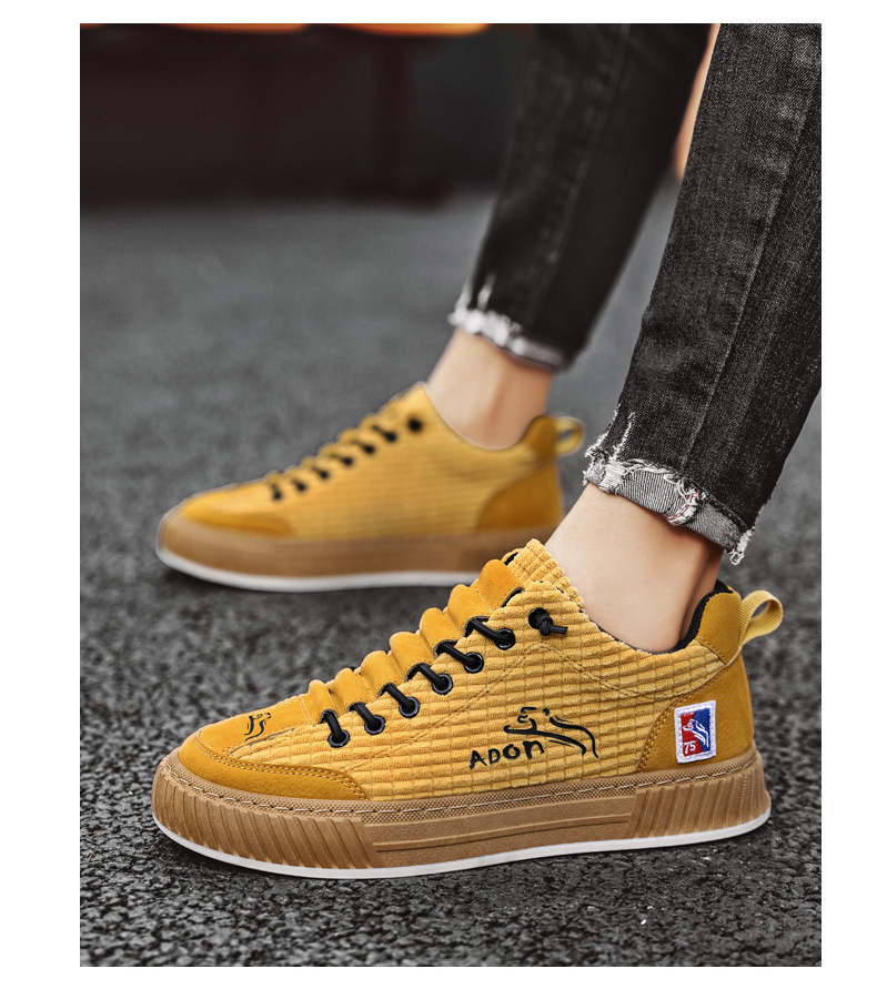 Men's Vintage Lace-Up Non-Slip Casual Shoes detail 5
