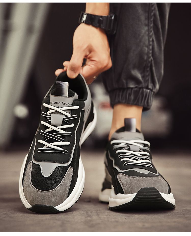 Men's Colorblock Cushioned Platform Sneakers detail 2