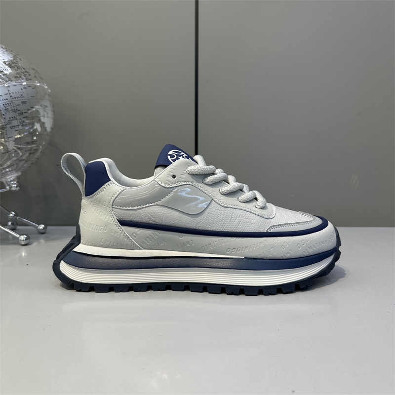 Chaussures casual à plateforme et lacets pour femme style colorblock detail 3
