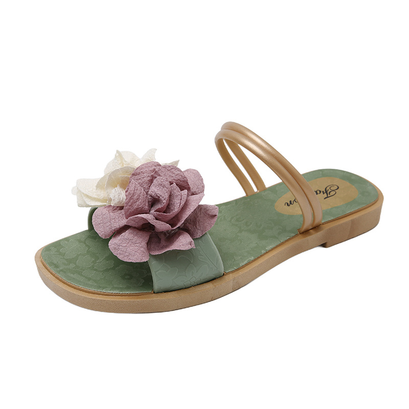 Women's Floral Lightweight Slip-On Flat Slippers 6