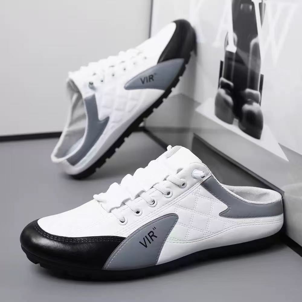 Chaussures casual sans talon pour homme style color-block à enfiler 3
