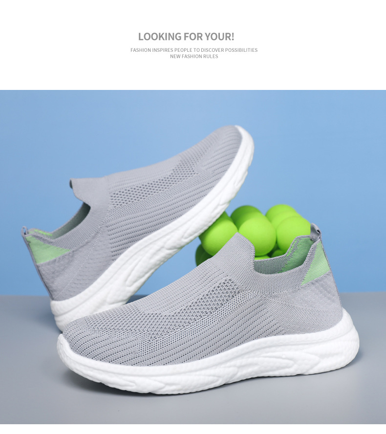 Men's Breathable Knit Slip-On Casual Shoes detail 16