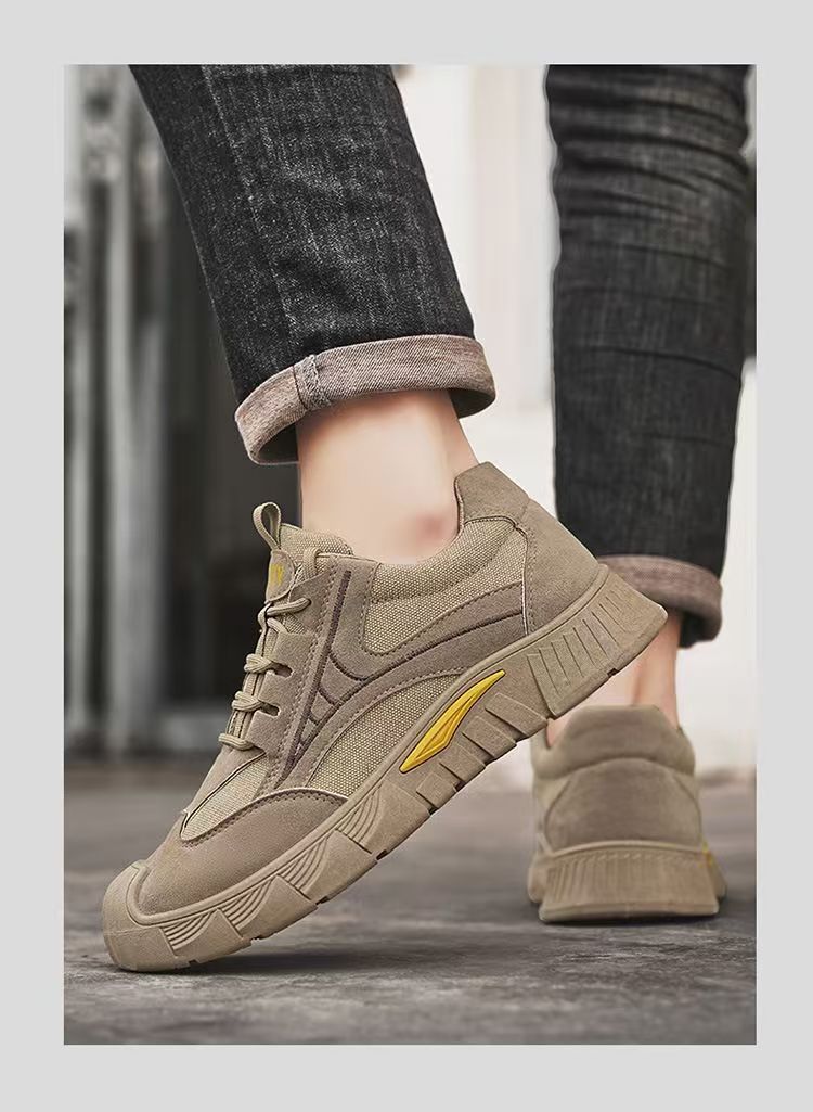 Men's Breathable Lace-Up Casual Shoes detail 17