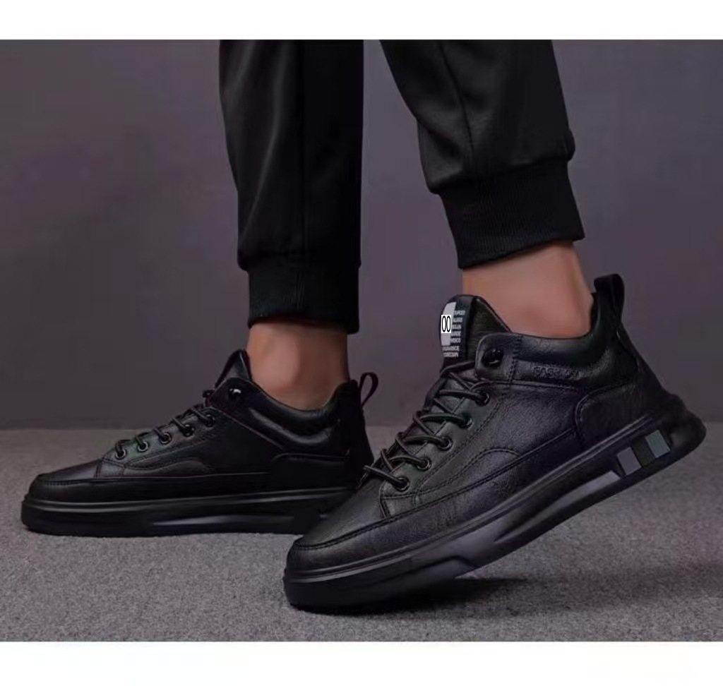 Rutschfeste Herren-Freizeitschuhe zum Schnüren, Mid-Top detail 6