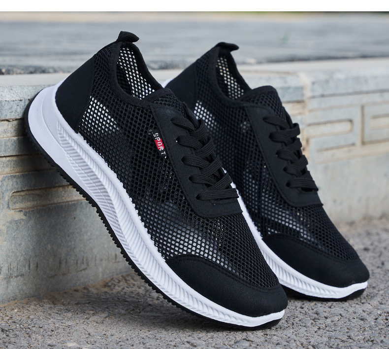 Atmungsaktive, leichte Mesh-Freizeitschuhe für Herren detail 2