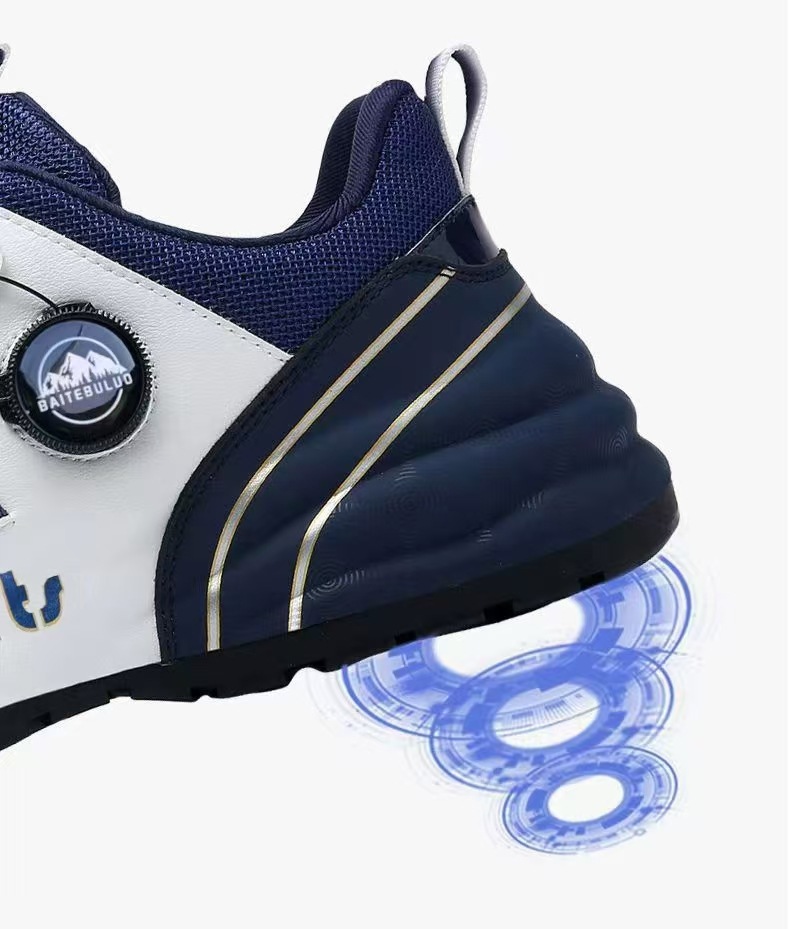 Atmungsaktive gedämpfte Herren-Sportschuhe mit Drehverschluss detail 1