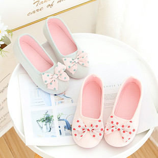 Pantuflas de casa para mujer en suave algodón transpirable slip-on detail 10
