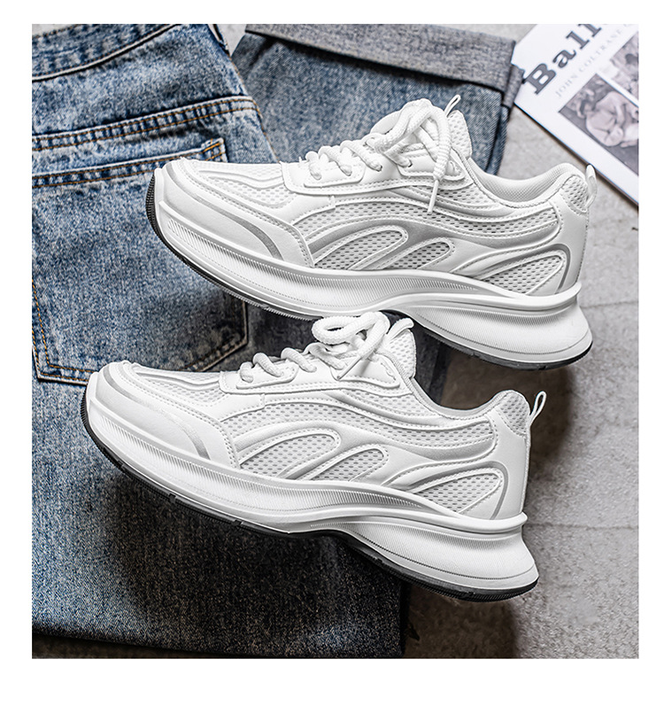 Sneakers da uomo con plateau, traspiranti e ammortizzate detail 8