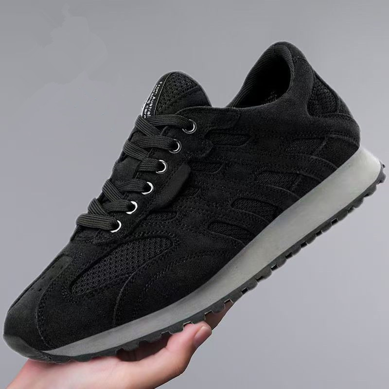 Men's Breathable Mesh Vintage Lace-Up Sneakers 3