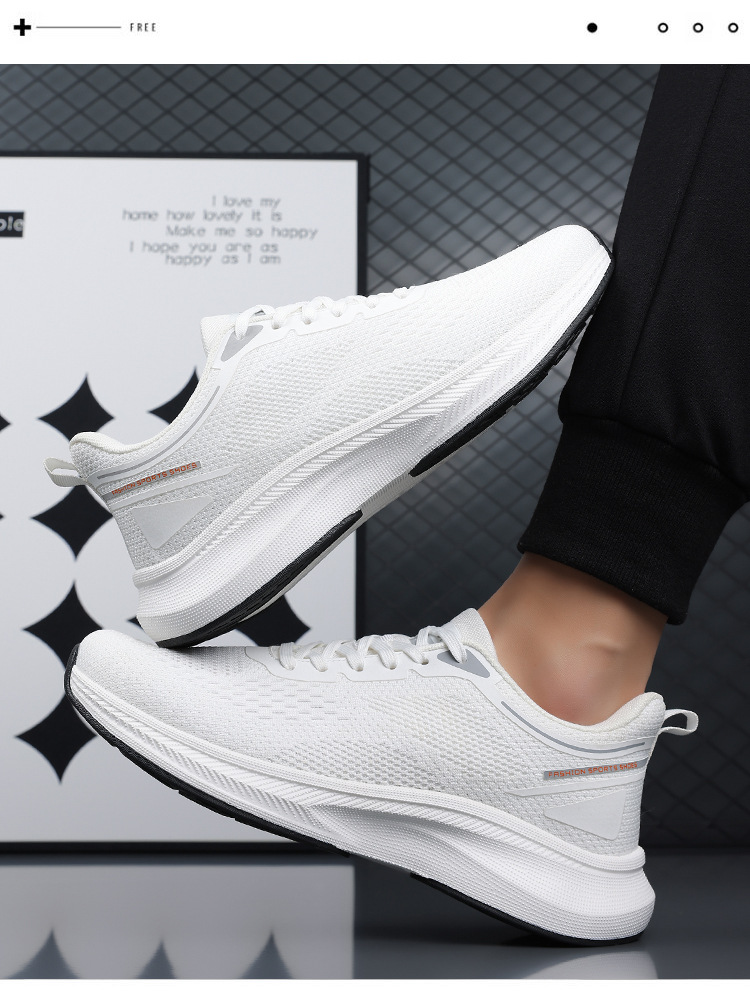 Lichte en ademende mesh hardloopschoenen voor heren detail 2