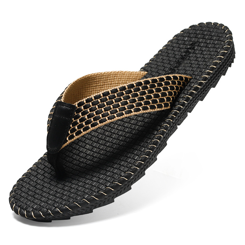 Men's Lightweight Breathable Canvas Flip-Flops 6