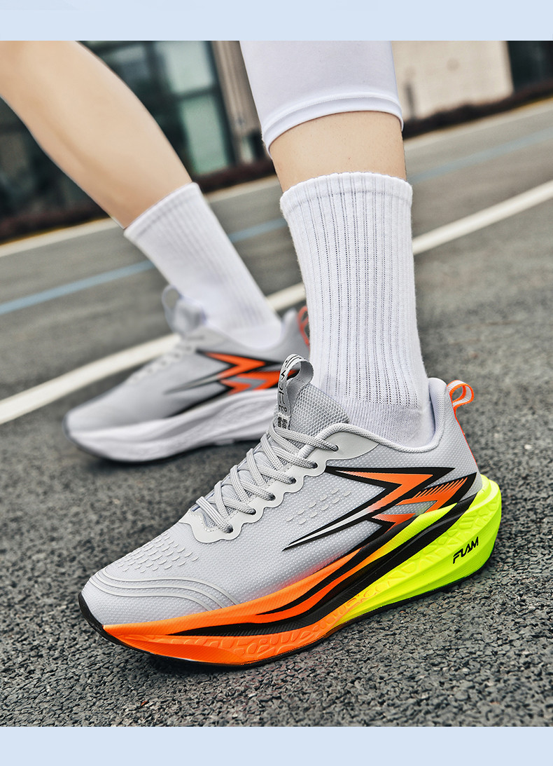 Men's Breathable Lightweight Cushioned Running Shoes detail 6