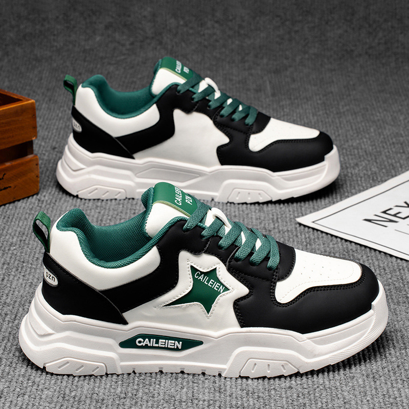 Herren Colorblock-Sneaker zum Schnüren – Lässige Freizeitschuhe