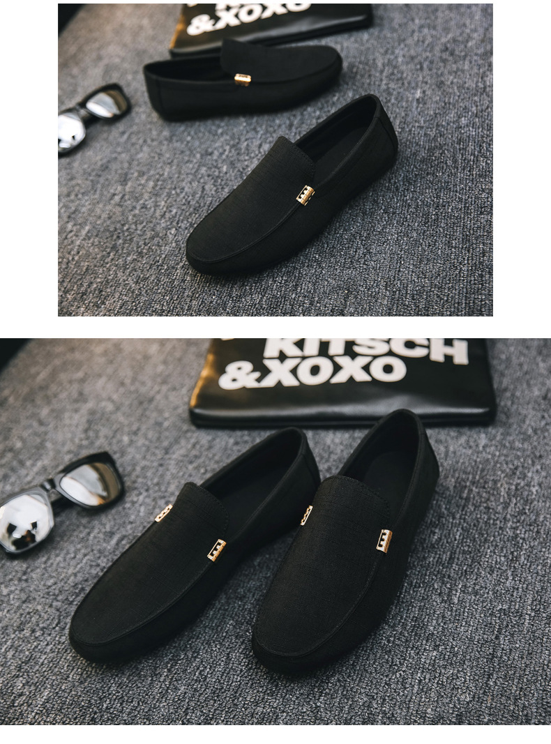 Men's Lightweight Canvas Slip-On Casual Shoes detail 8