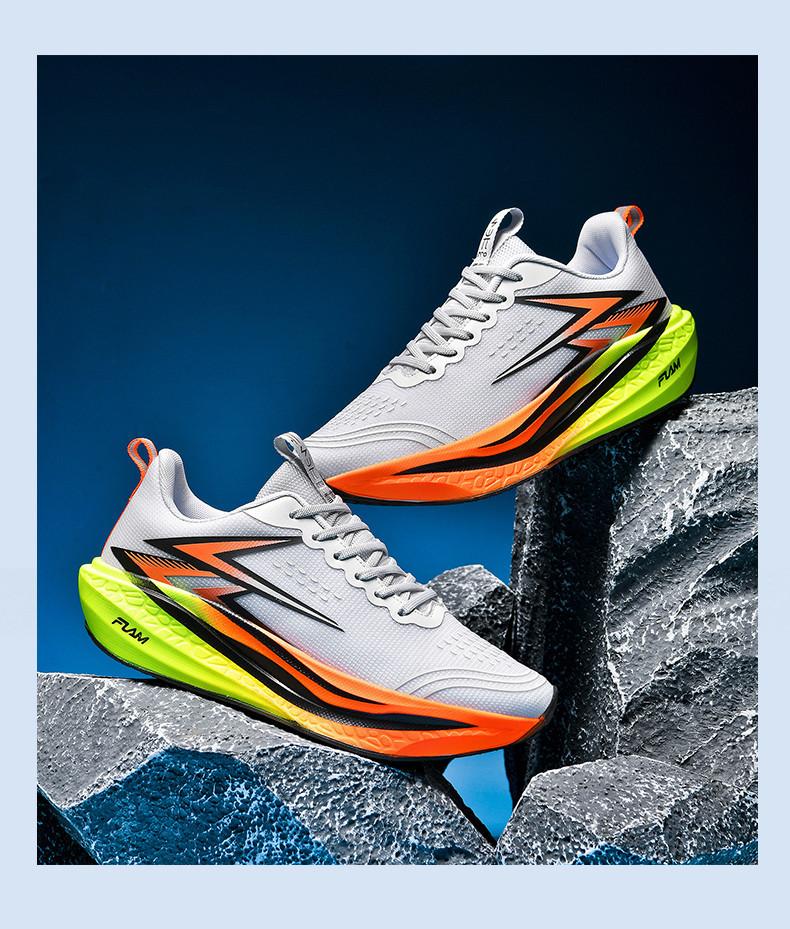 Men's Breathable Lightweight Cushioned Running Shoes detail 4