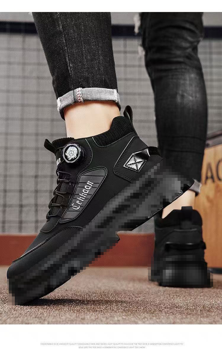 Stivali outdoor antiscivolo da uomo in pelle PU detail 7