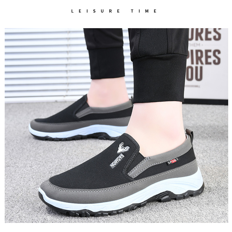 Atmungsaktive Mesh-Slip-On-Freizeitschuhe für Herren detail 4