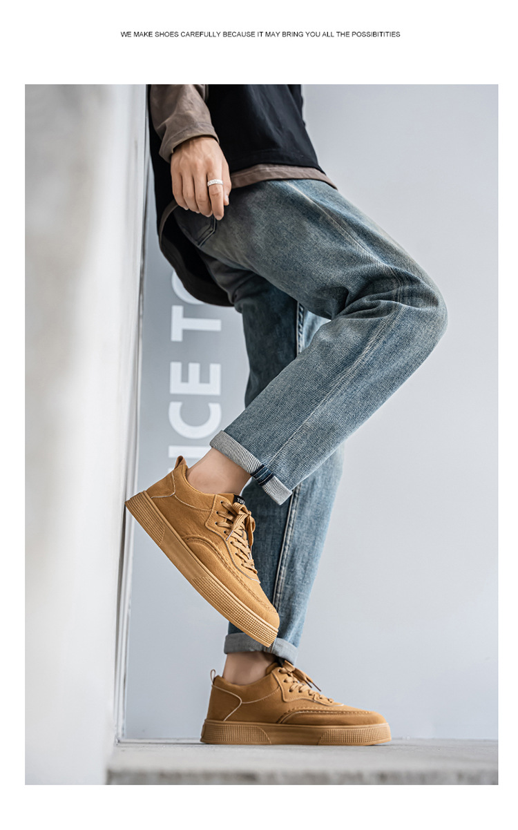 Chaussures de skate à lacets résistantes à l'usure pour hommes detail 10