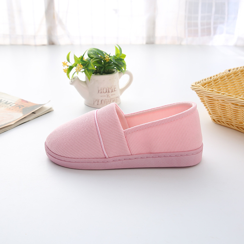 Women's Breathable Cotton-Fabric Slip-On Slippers detail 19