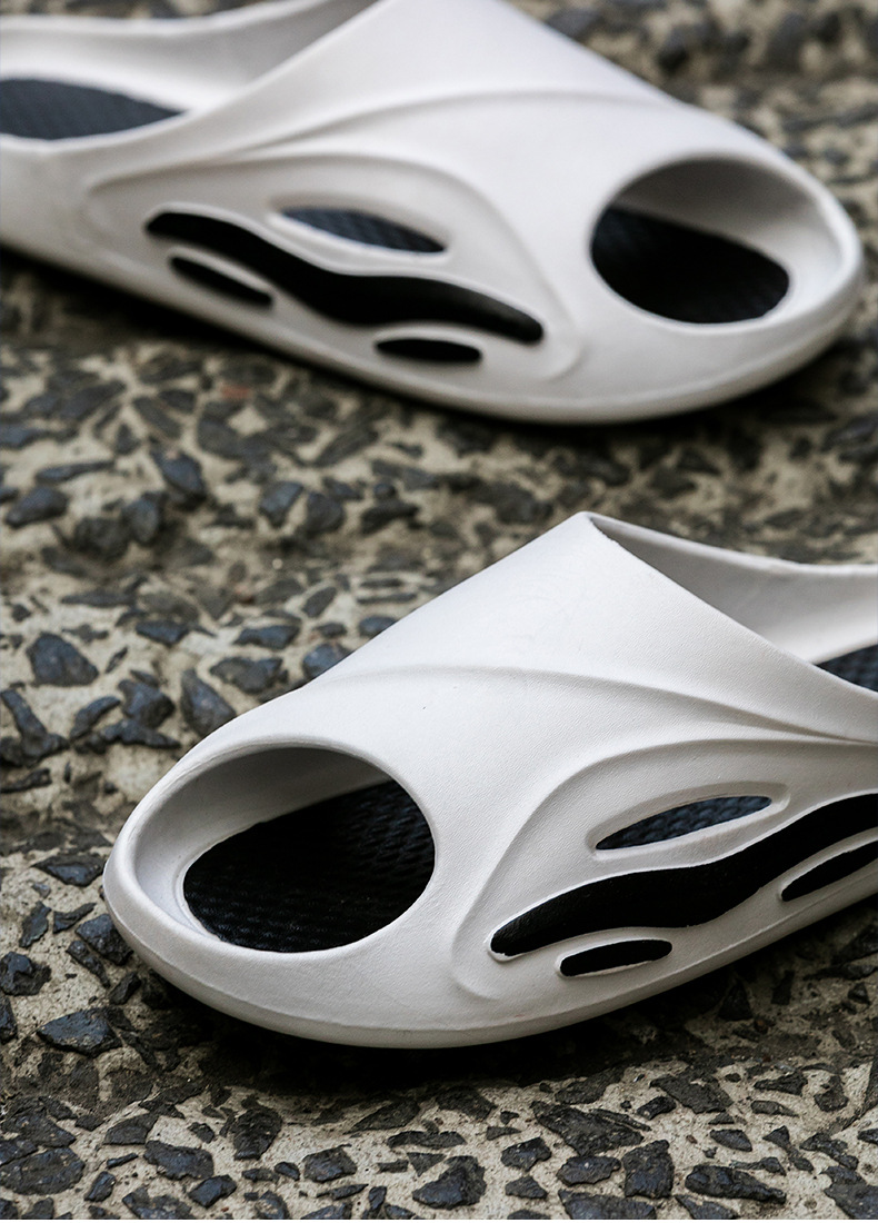 Chaussons unisexes légers et respirants à bout ouvert detail 4