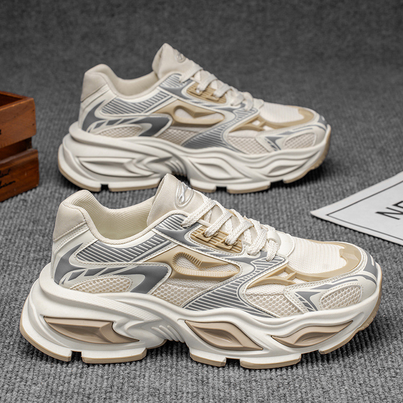 Atmungsaktive Herren-Sneaker mit dämpfender Plateausohle 5