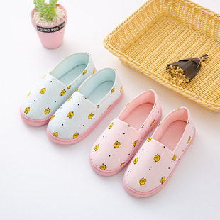 Women's Breathable Cotton-Fabric Slip-On Slippers detail 5