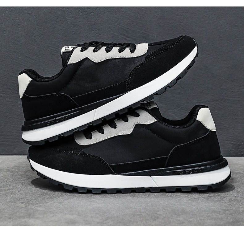 Scarpe casual stringate da uomo traspiranti in colorblock detail 18