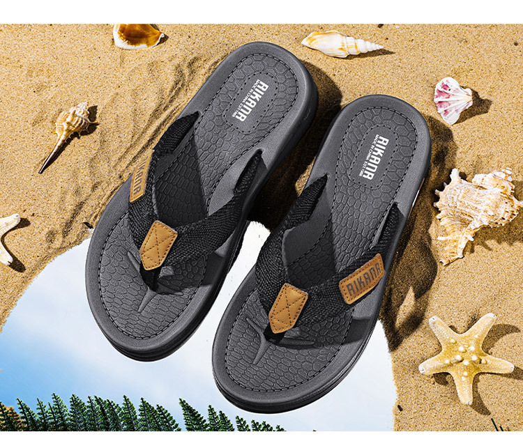 Men's Lightweight Cushioned Non-Slip Flip-Flops detail 14