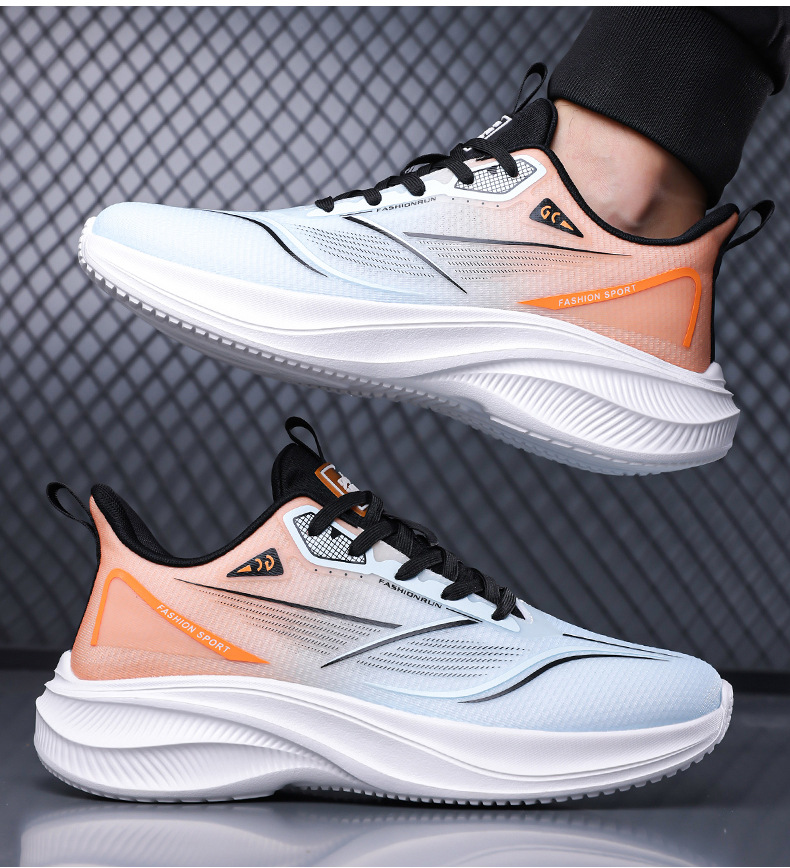 Men's Breathable Cushioned Running Shoes detail 5