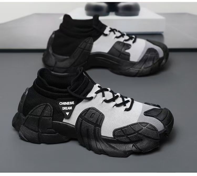 Chaussures casual plateforme unisexe en maille respirante detail 16