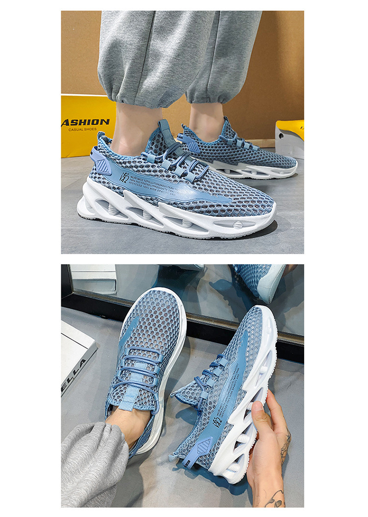 Atmungsaktive, leichte Herren-Laufschuhe aus Mesh detail 6